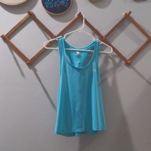 Under Armour Heat Gear Teal Workout Tank - Size Small